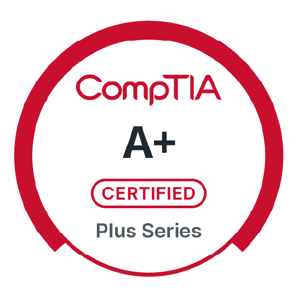 CompTIA A+ Certificate Badge